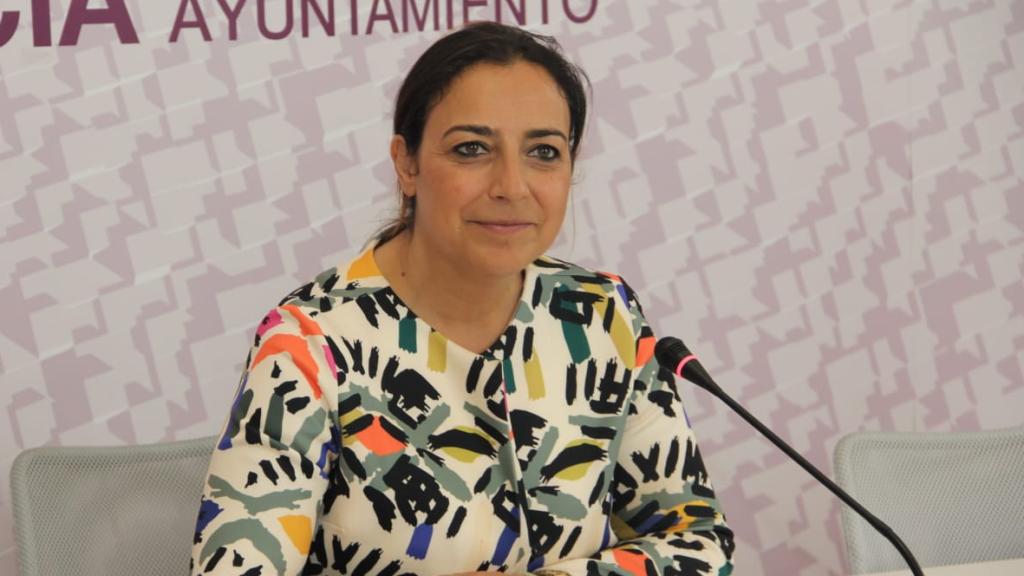 La alcaldesa de Palencia, Miriam Andrés, en una imagen de archivo.