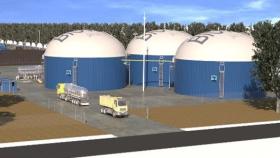 Imagen de archivo de una planta de biogás.