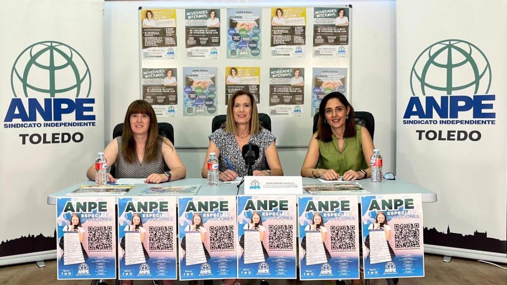 Rueda de prensa de Anpe sobre el balance educativo del curso que ahora acaba en Castilla-La Mancha
