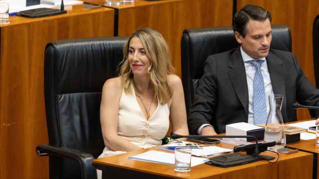 María Guardiola en la sesión de constitución de la Asamblea de Extremadura.
