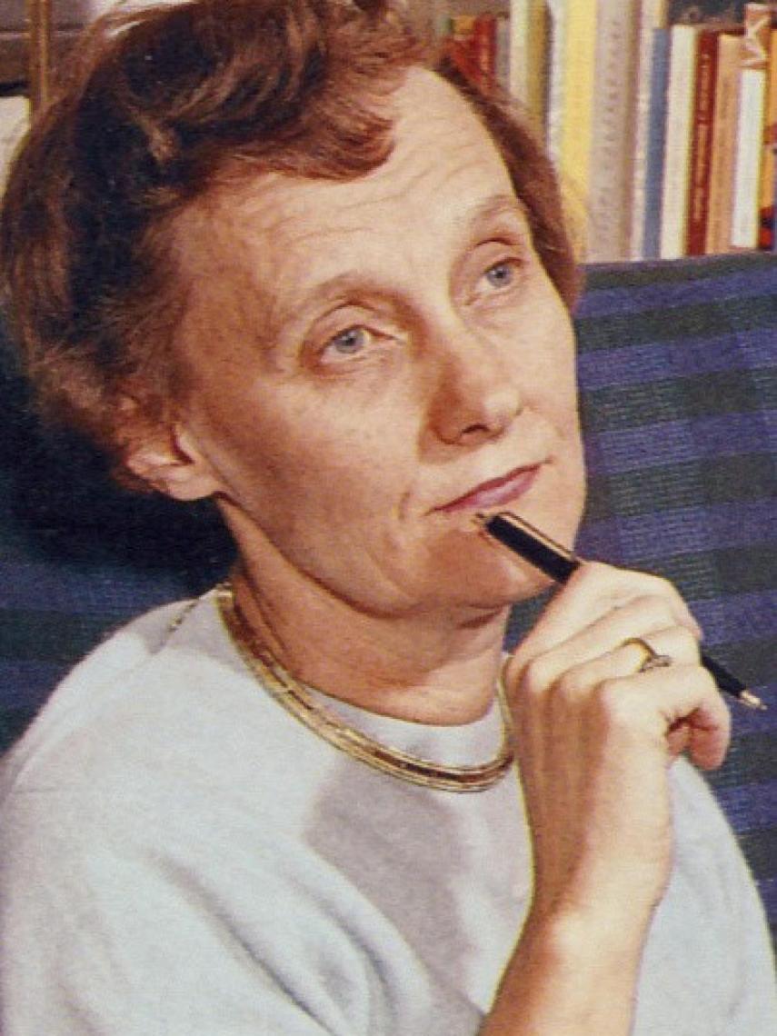 La autora Astrid Lindgren.