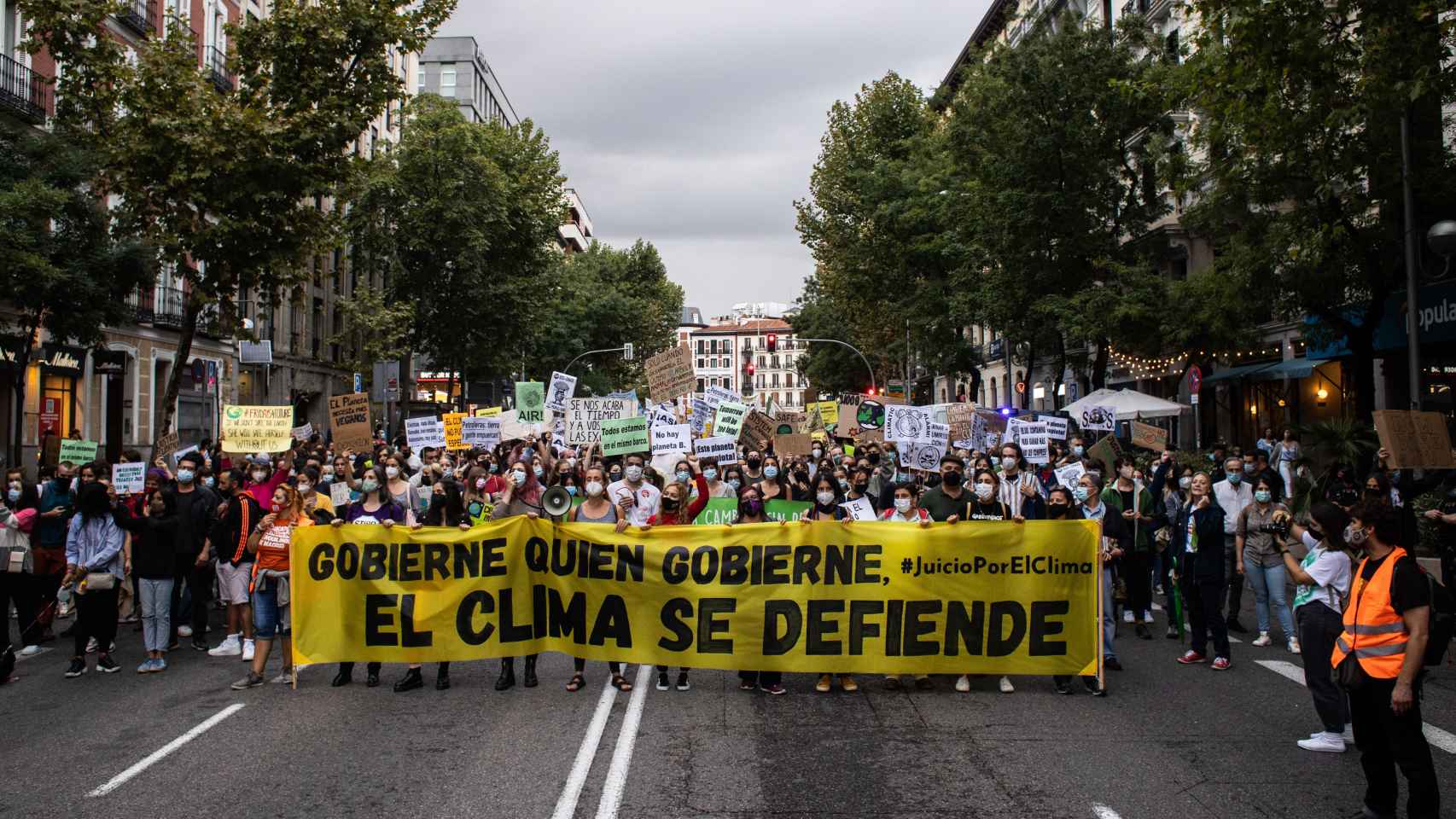 La ‘Huelga global por el clima’, en la Plaza de Callao, a 24 de septiembre de 2021.