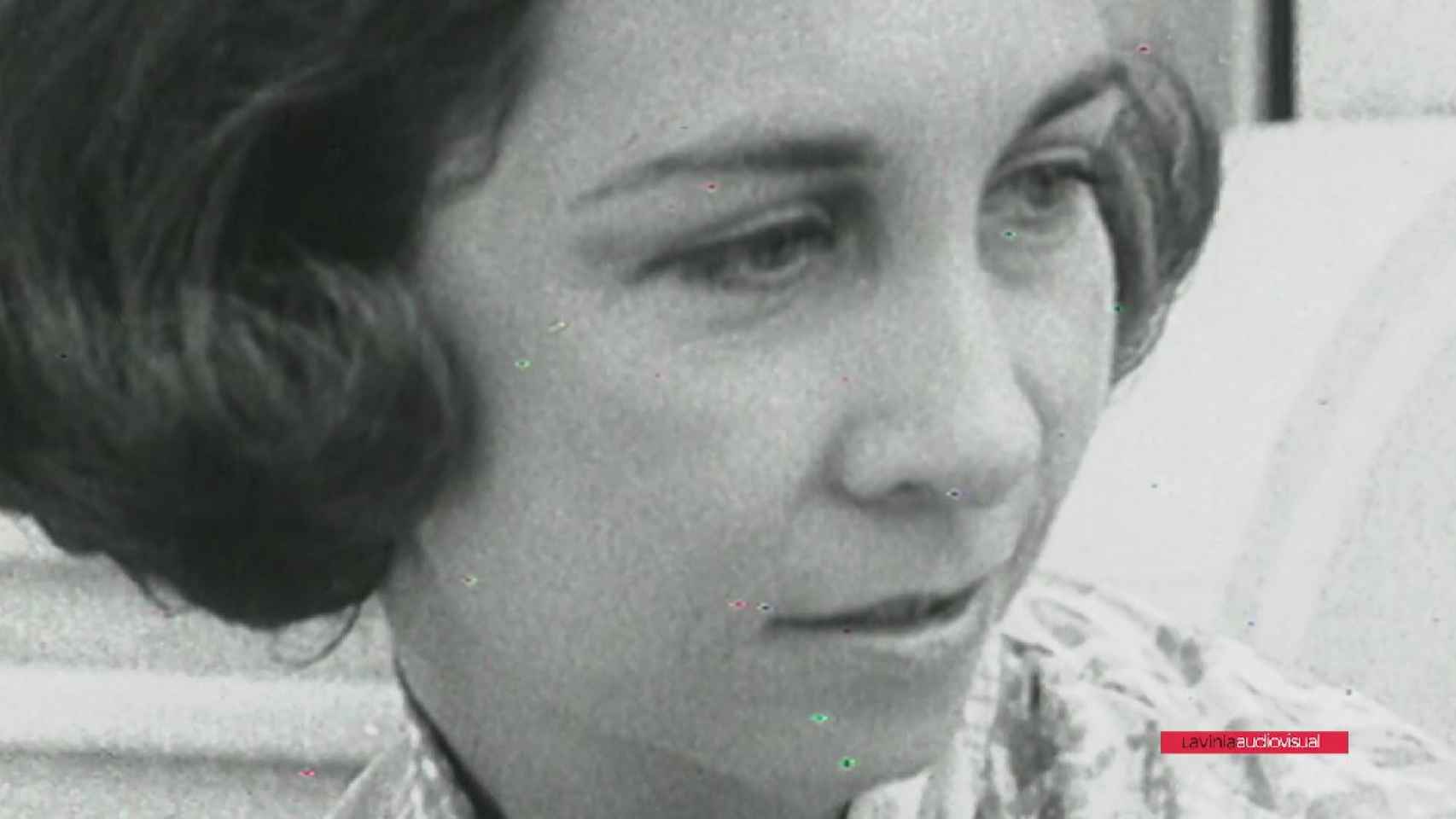 Una imagen en blanco y negro de la reina emérita Sofía.