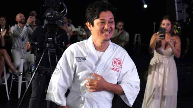 Masayuki Narumi gana el campeonato de sushi profesional de España.