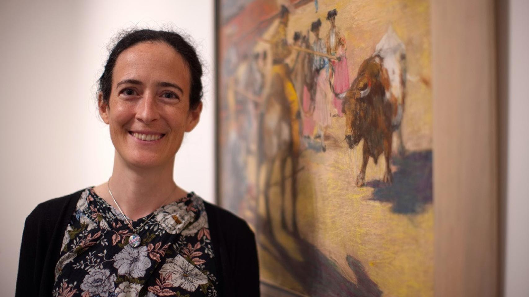 Adriana Lantos, comisaria de la exposición taurina en Hungría