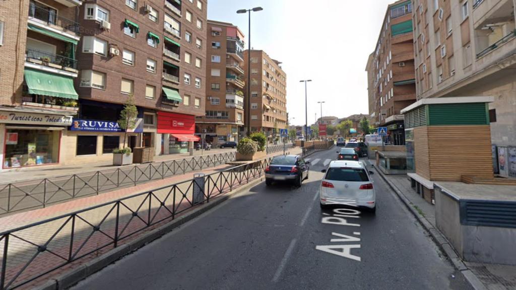 Avenida Pío XII de Talavera de la Reina (Toledo). Foto: Google Maps.