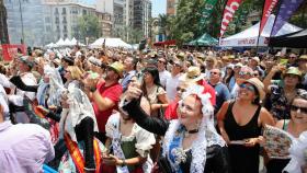 El público se ha entregado a la mascletà de una de las pirotécnicas favoritas para el concurso.