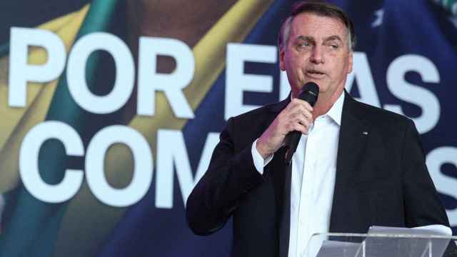 El expresidente de Brasil, Jair Bolsonaro, interviene en un acto del Partido Liberal Mulher el pasado mayo.