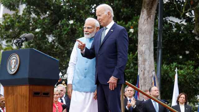 El presidente de los Estados Unidos, Joe Biden, recibe al primer ministro de la India, Narendra Modi, para una visita oficial de estado a la Casa Blanca en Washington.