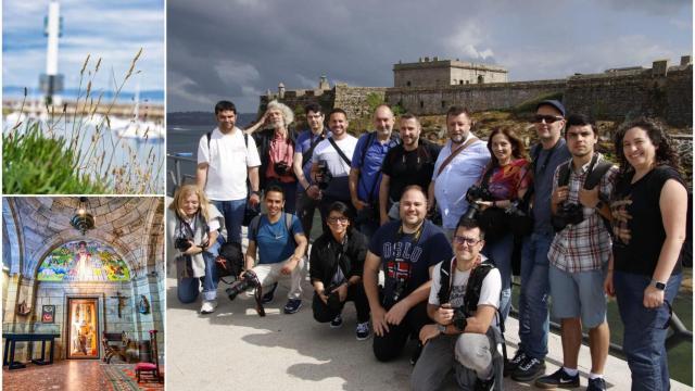 Primer encuentro en el Castelo de San Antón, A Coruña.