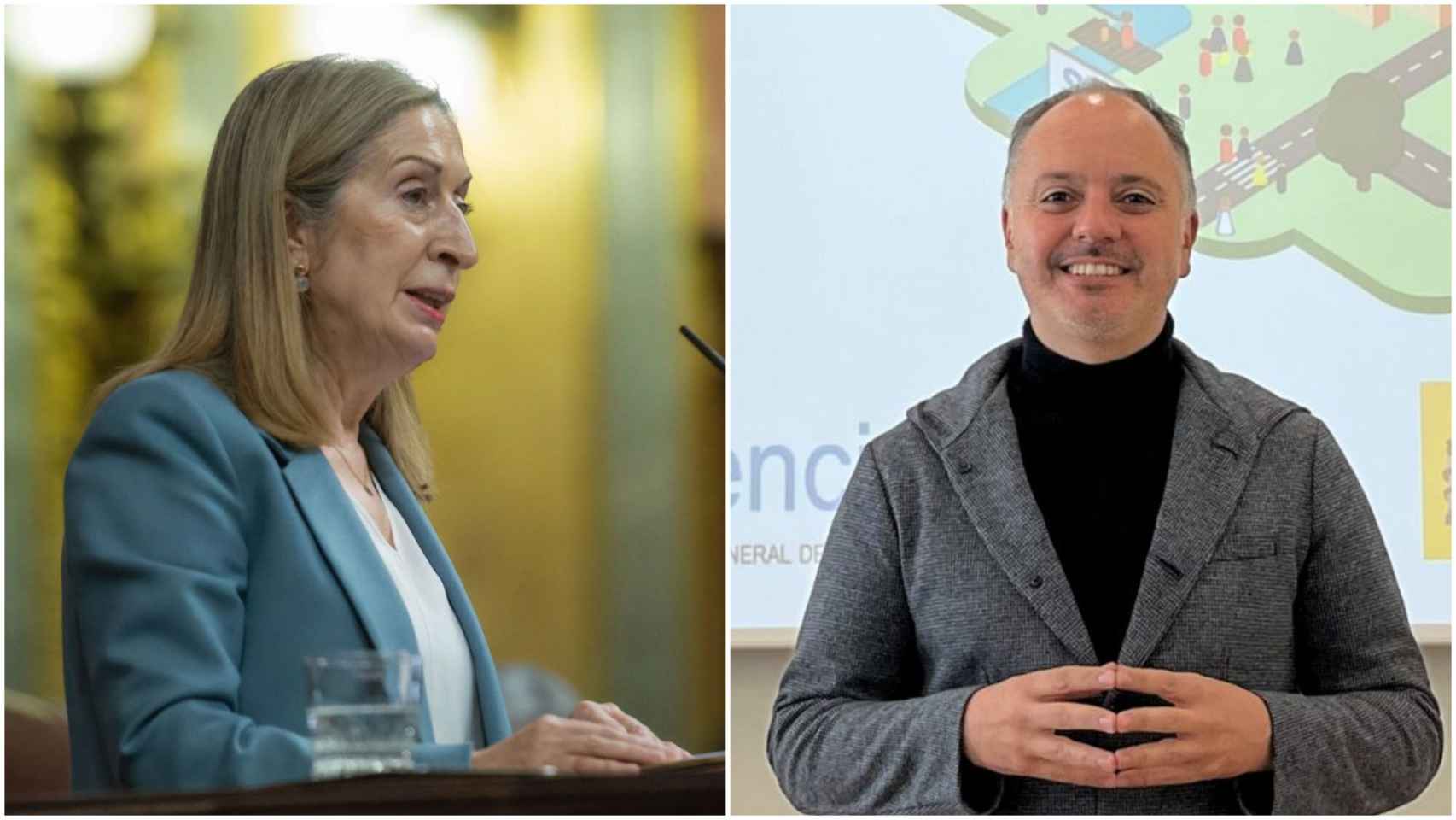 Ana Pastor (PP) y David Regades (PSOE).