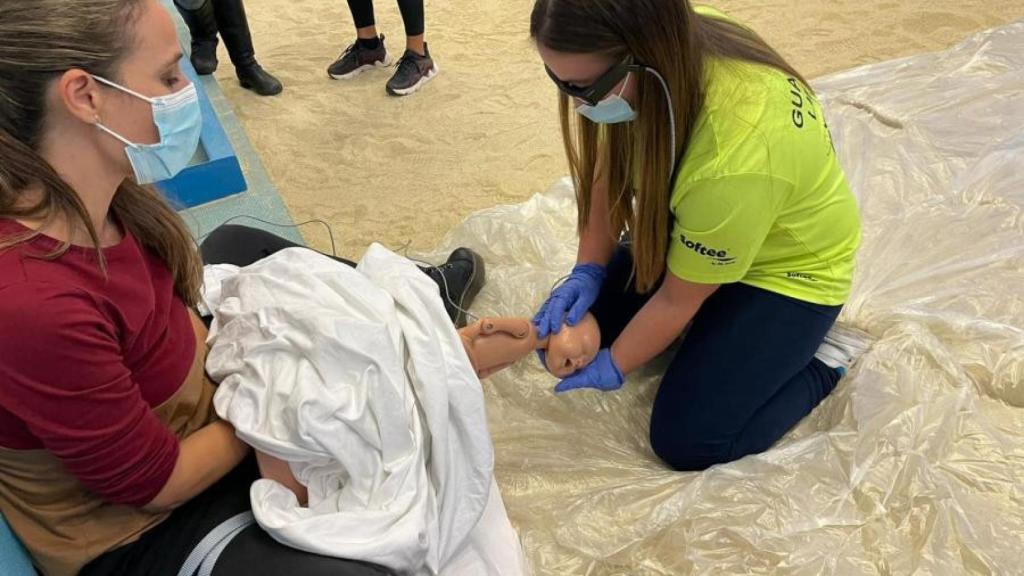 Ensayo de una emergencia solucionada gracias a las gafas inteligentes.