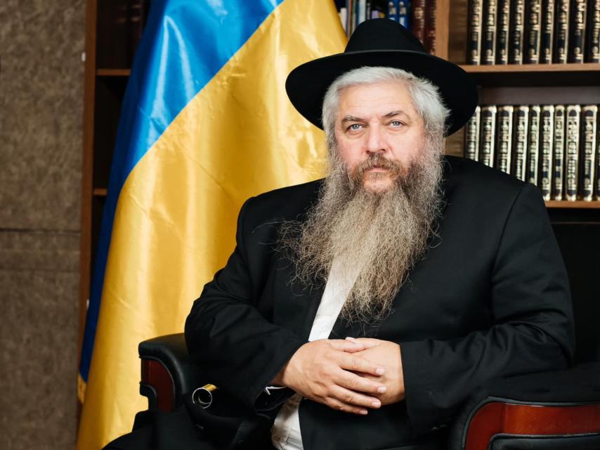 Fotografía cedida de Facebook a El Español por el equipo del Gran Rabio de Kiev y Ucrania,