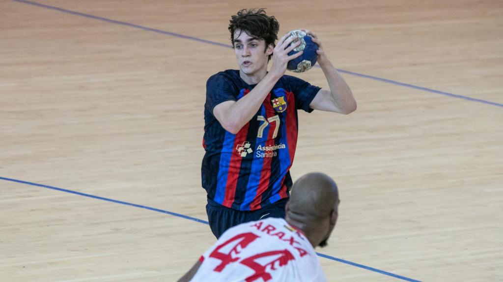 Pablo Urdangarin durante un partido en Barcelona, el pasado mes de mayo.