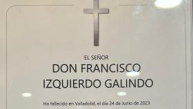 Fallece Francisco Izquierdo Galindo, padre del director comercial de El Español de Castilla y León