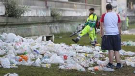 Imagen de la basura acumulada en León