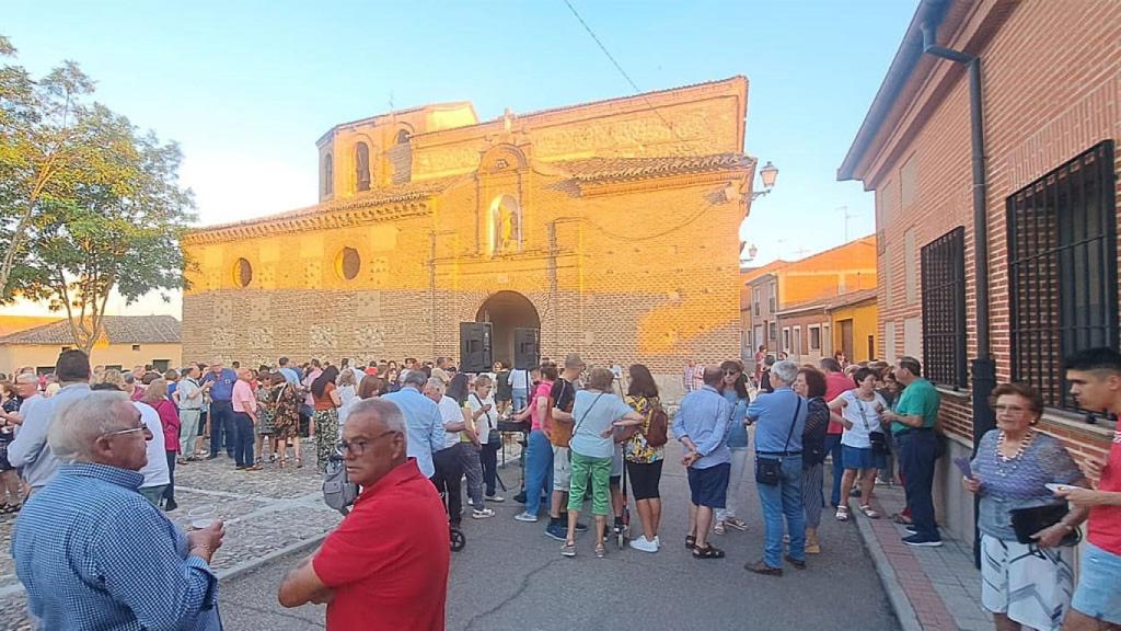 Imagen del piincho solidario en Olmedo