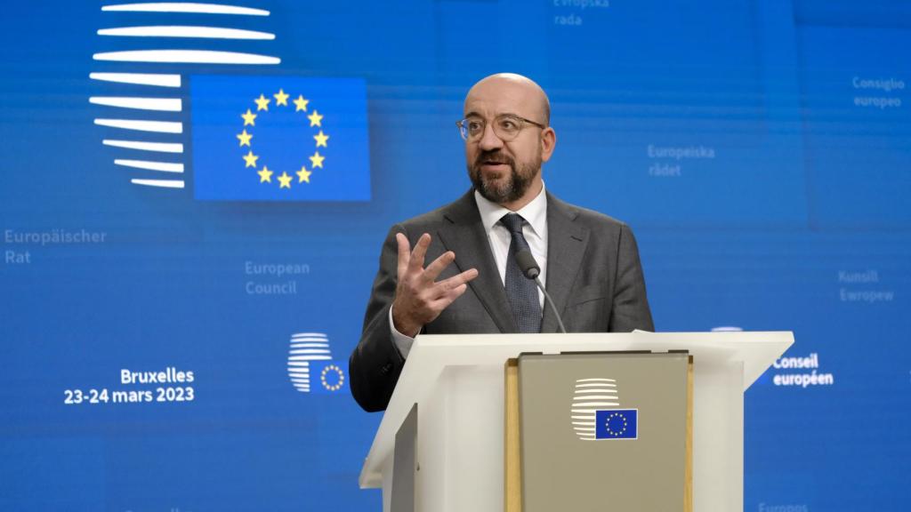 El presidente del Consejo Europeo, Charles Michel