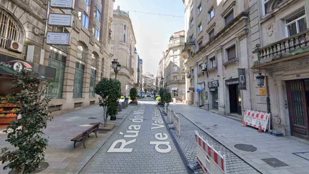 Calle Marqués de Valladares de Vigo.