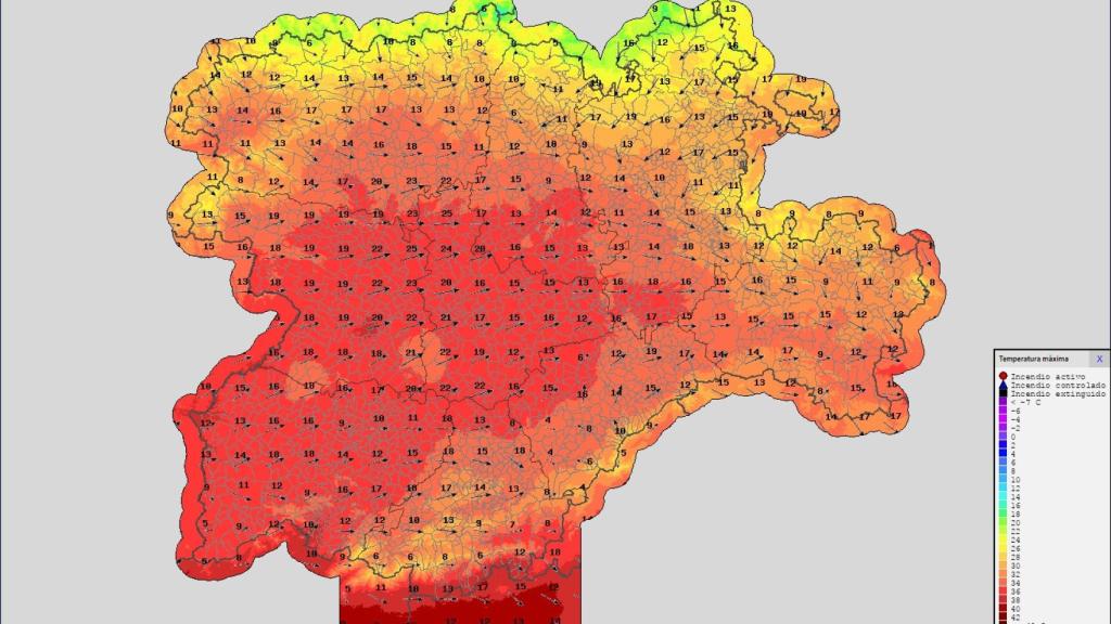 Máximas de 37º C en Zamora, Salamanca y Valladolid y de 38º C en el Valle del Tiétar