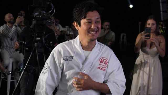 El chef Masayuki Narumi en la final del ITAMAE II el pasado 19 de junio