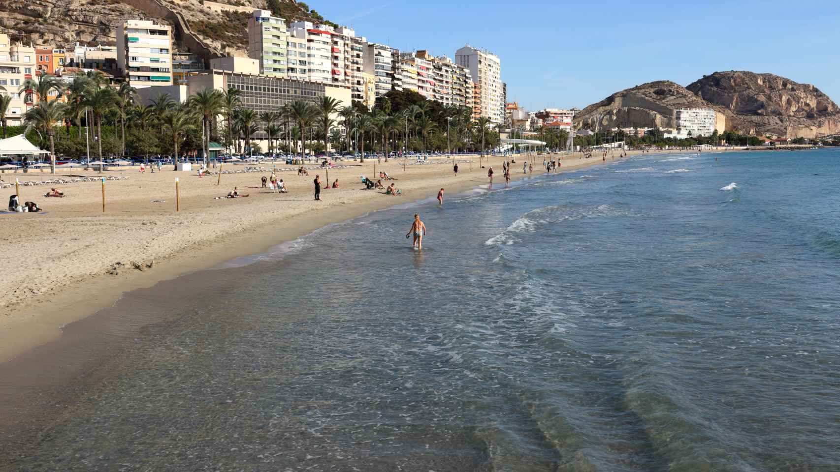 Playa del Postiguet, Alicante.