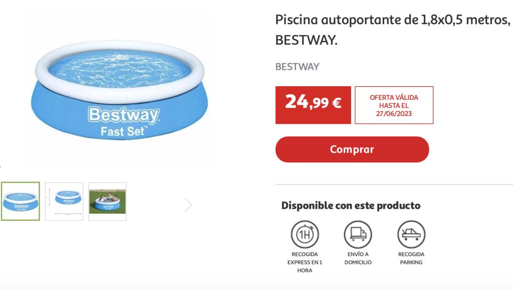 Piscina Bestway.