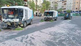 Alicante retira mil toneladas de residuos más que en las Hogueras de 2022  por un aumento de visitantes