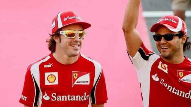 Felipe Massa y Fernando Alonso, en Ferrari.