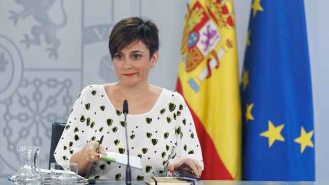 La portavoz del Gobierno, Isabel Rodríguez, en la rueda de prensa posterior al Consejo de Ministros.