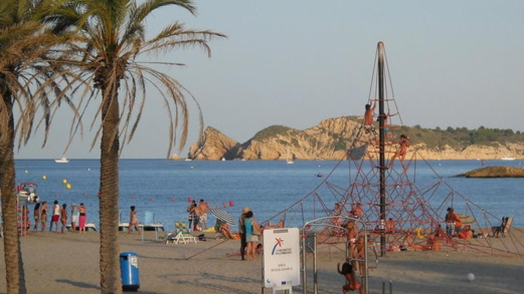 Playa del Arenal, Jávea (Alicante).