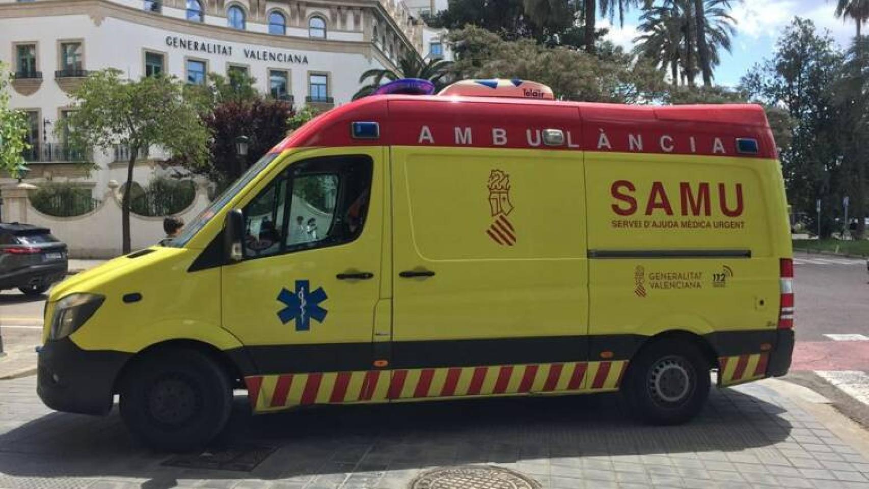 Una ambulancia SAMU en imagen de archivo.