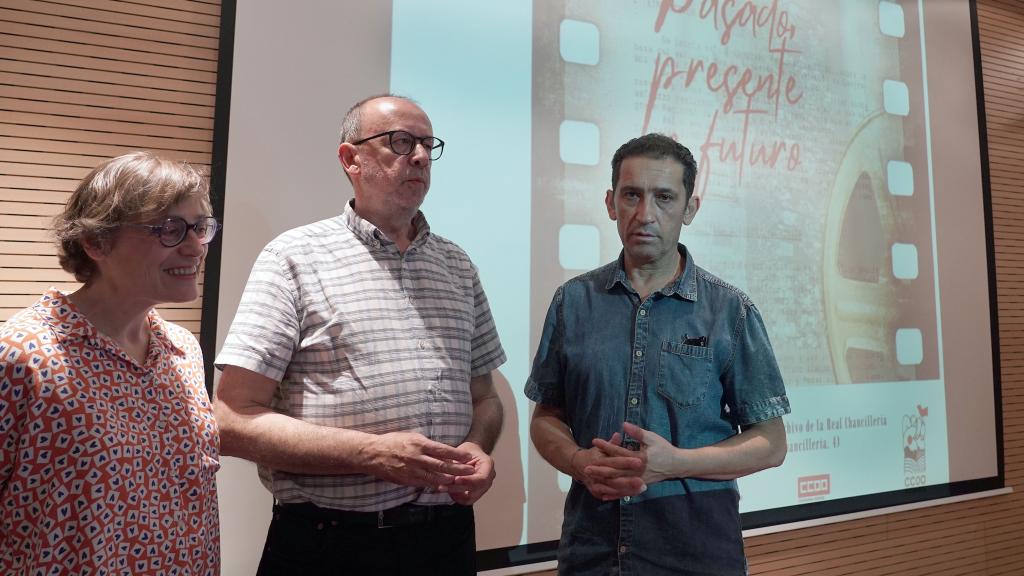 El secretario general de CCOO CyL, Vicente Andrés, durante su intervención de este martes.