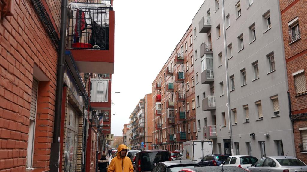 Una calle de Las Delicias, en Valladolid