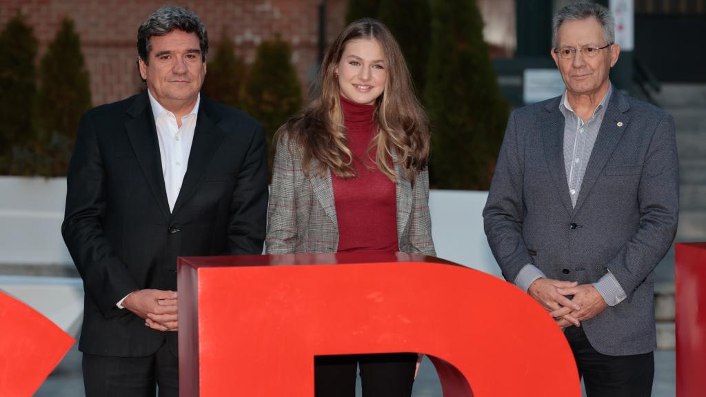 La princesa Leonor en su último acto de agenda. Diciembre de 2022.