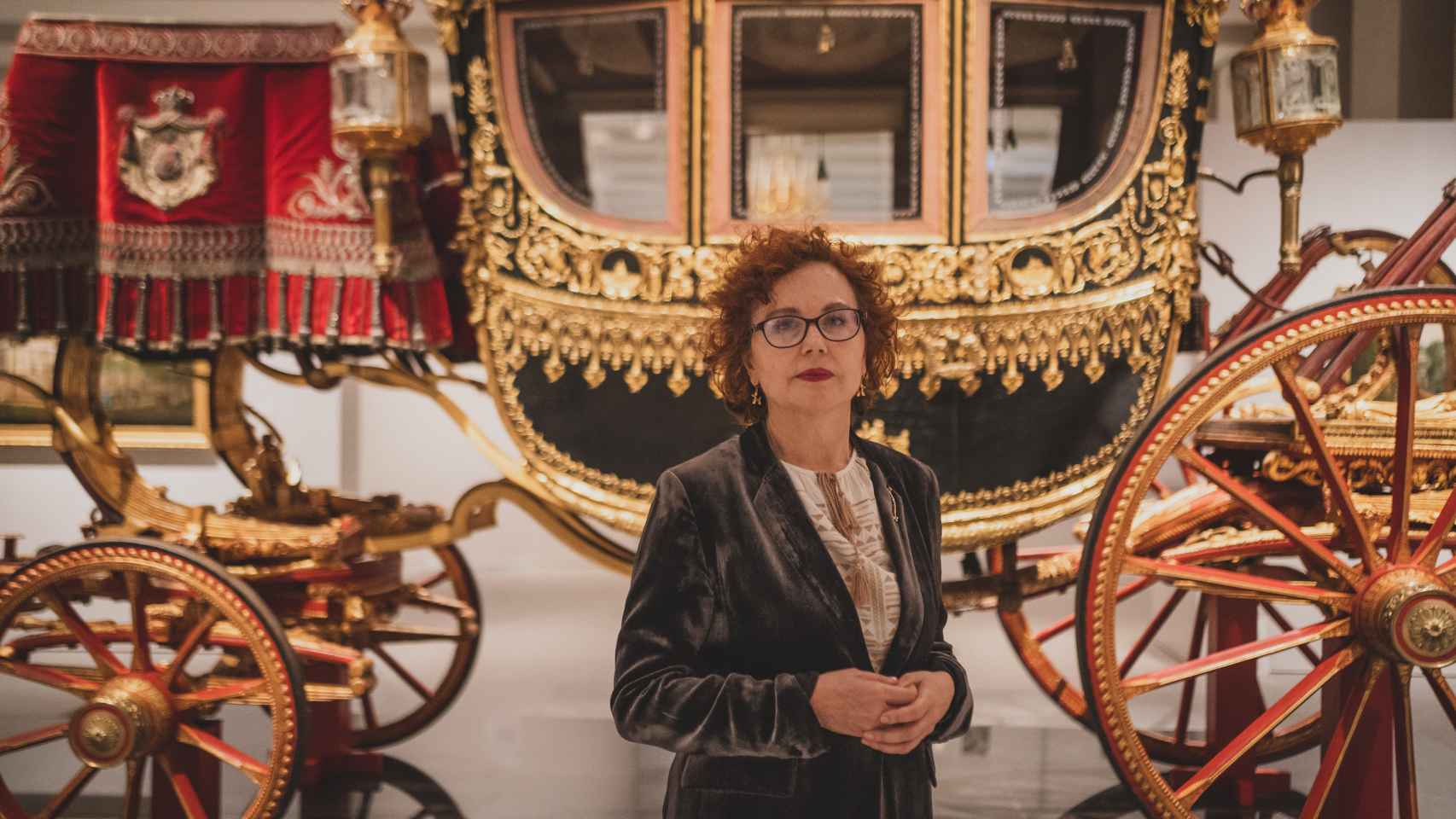 La directora, Leticia Ruiz, en una de las salas de la nueva Galería de las Colecciones Reales
