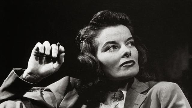 Katharine Hepburn,  en 1940 en una fotografía promocional de 'Historias de Filadelfia'