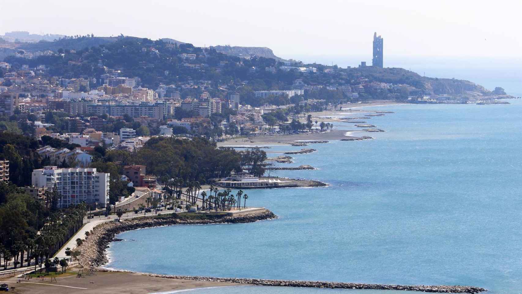 Vistas de Málaga en una imagen de archivo.