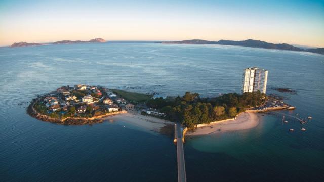 Isla de Toralla, en la costa sur de Vigo.