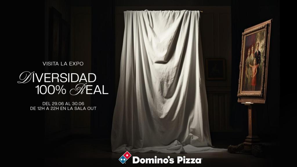 Cartel Exposición Pride Domino's Pizza.