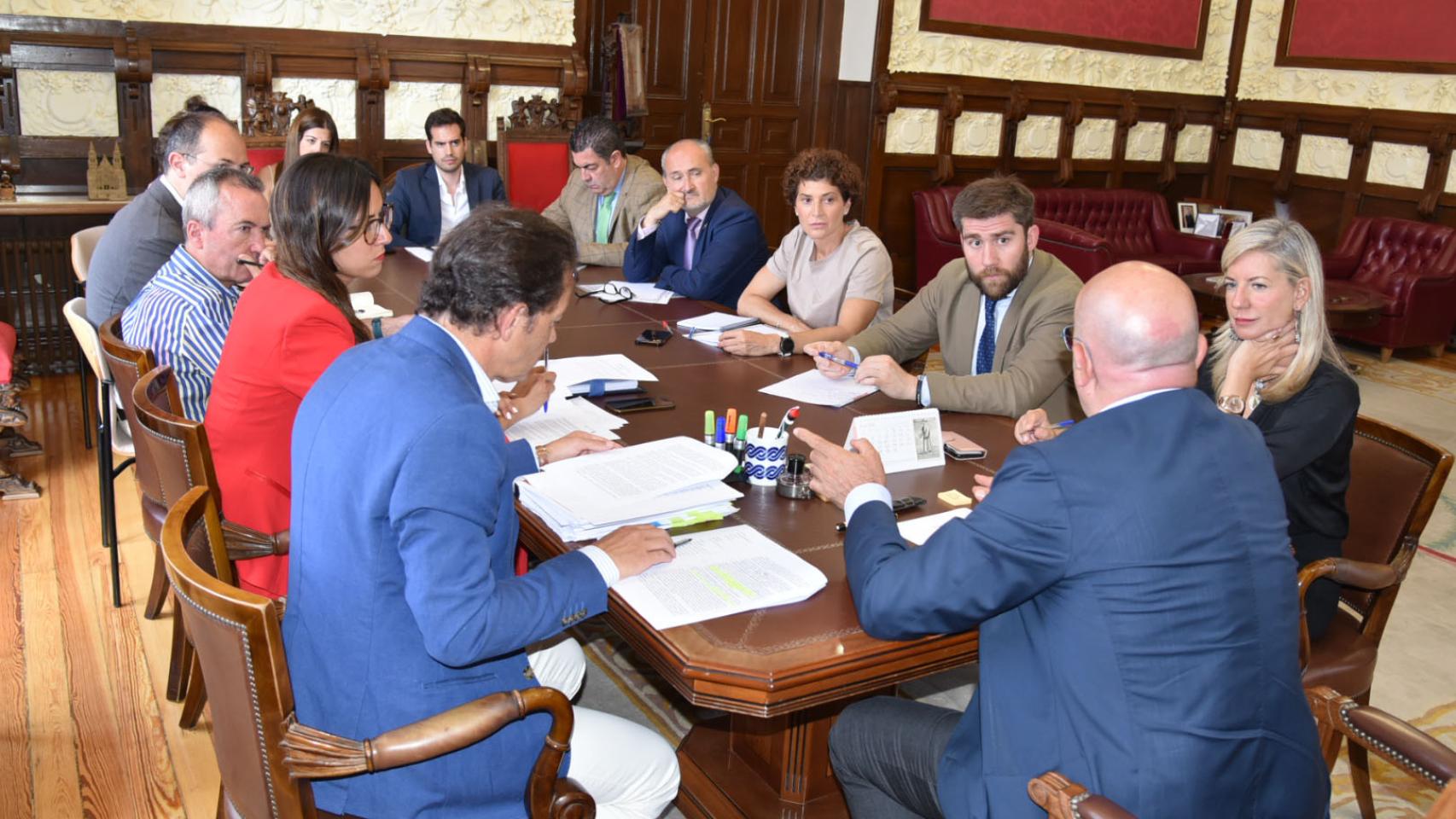 Los miembros de la nueva Junta de Gobierno del Ayuntamiento de Valladolid