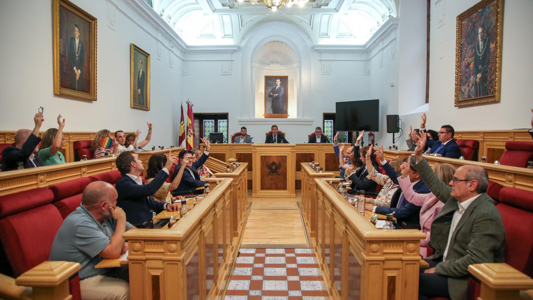 Pleno del Ayuntamiento de Toledo. Foto: Ayuntamiento de Toledo.