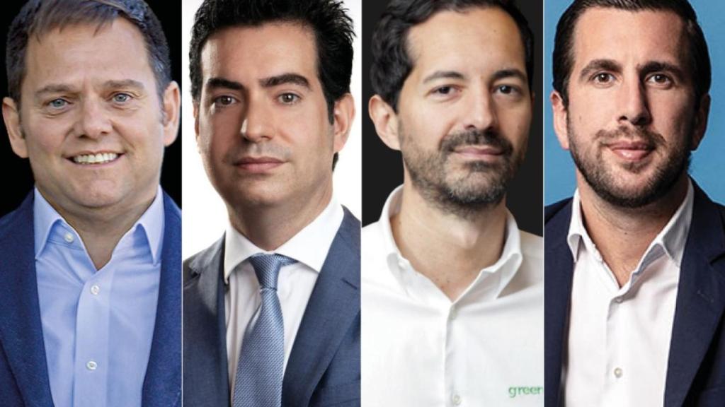 David Ruiz de Andrés (Grenergy), Luis Cid (Opdenergy), Manuel García (Greenalia), Enrique Riquelme (Cox Energy)