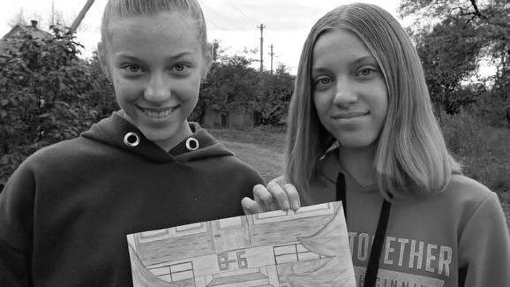 Yulia y Anna, las gemelas de 14 años muertas en el ataque ruso contra una pizzería en Kramatorsk