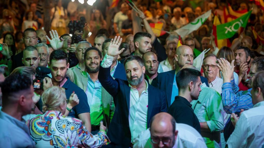 El presidente de Vox, Santiago Abascal.