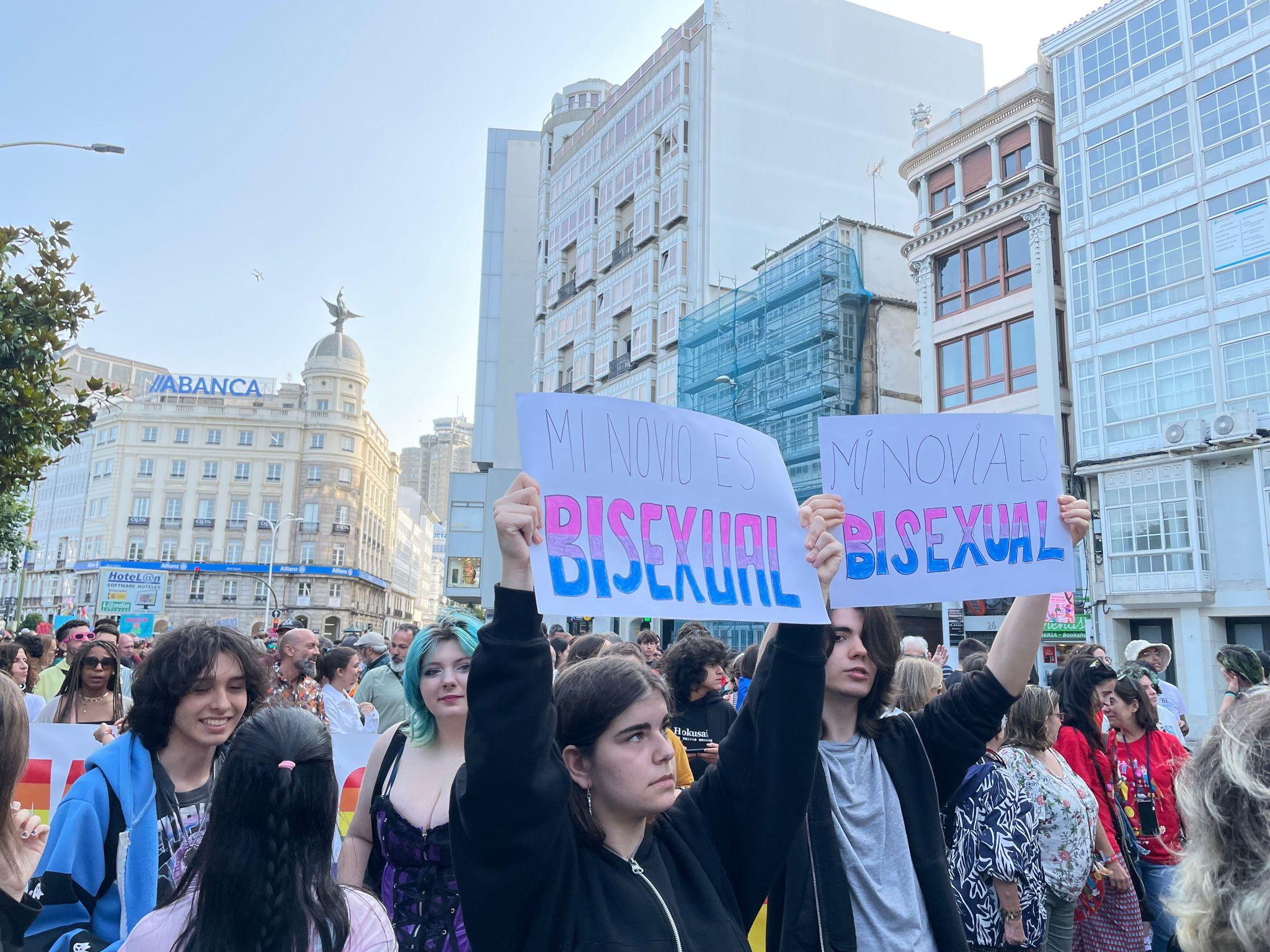Manifestación Orgullo 2023 en A Coruña