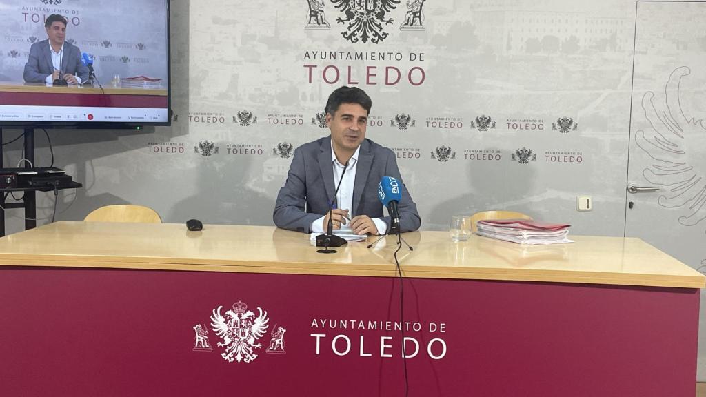 Juan José Alcalde en rueda de prensa.