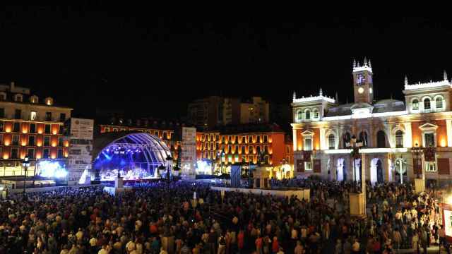 Un concierto en la Plaza Mayor de Valladolid
