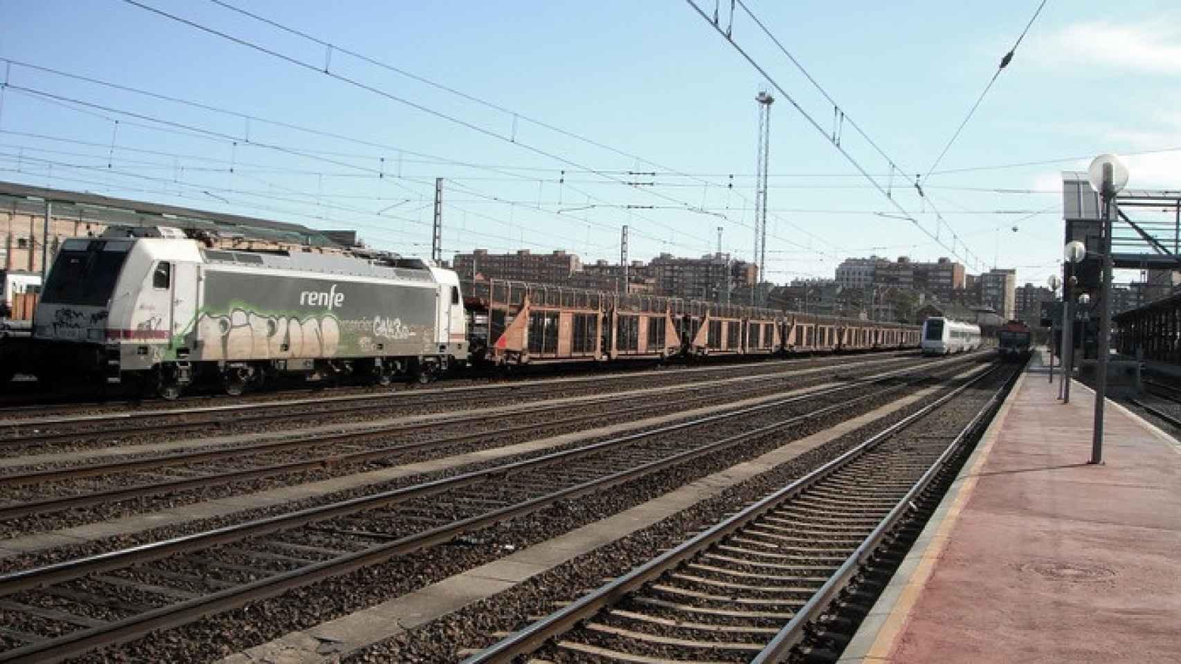 Instalaciones ferroviarias en Valladolid