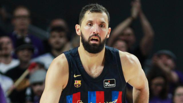 Nikola Mirotic, con el FC Barcelona